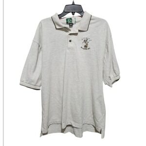 Disney All Century Golf Mickey Mouse Polo Shirt Men's XL Combed‎ Cotton Made USA